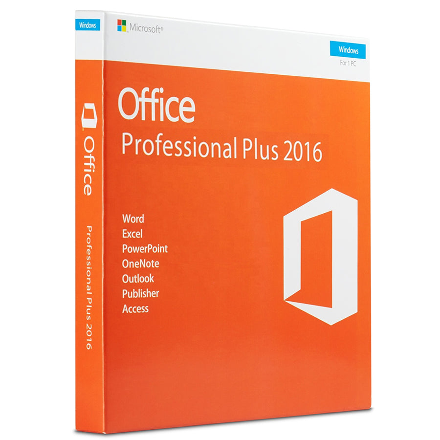 MS OFFICE 2016 PROFESSIONAL PLUS 32/64bit License Key – Spinin Store